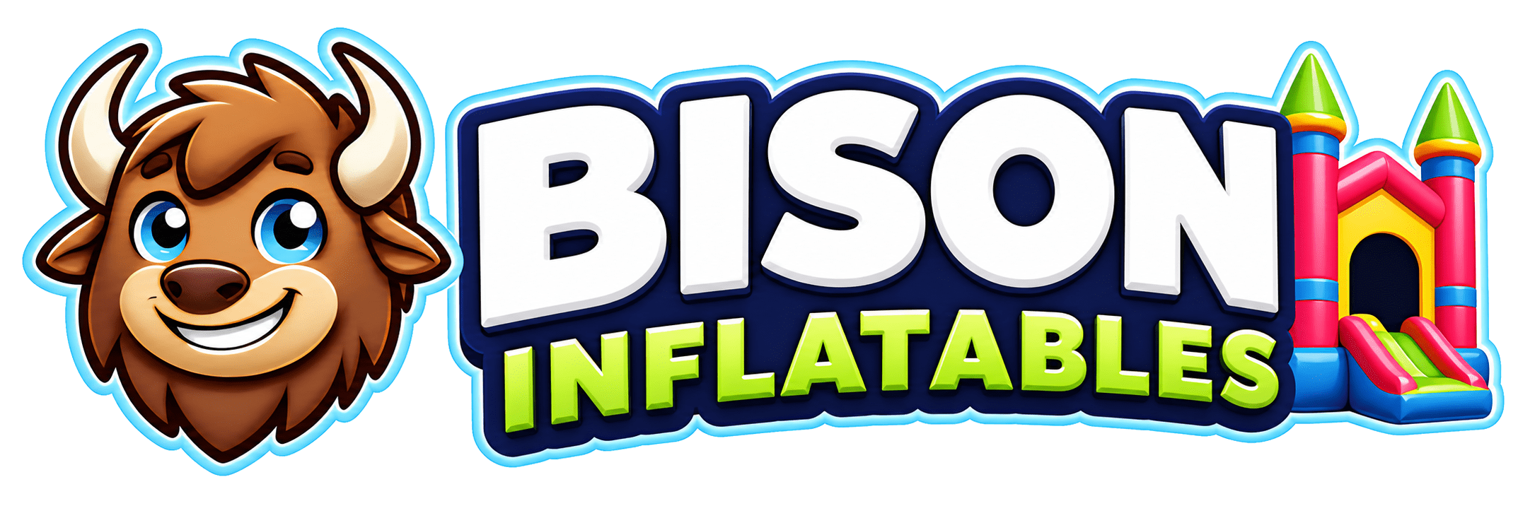 BISON Inflatables bounce house and water slide rentals in Tulsa